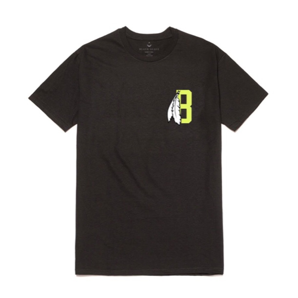 Black scale b logo t-shirt